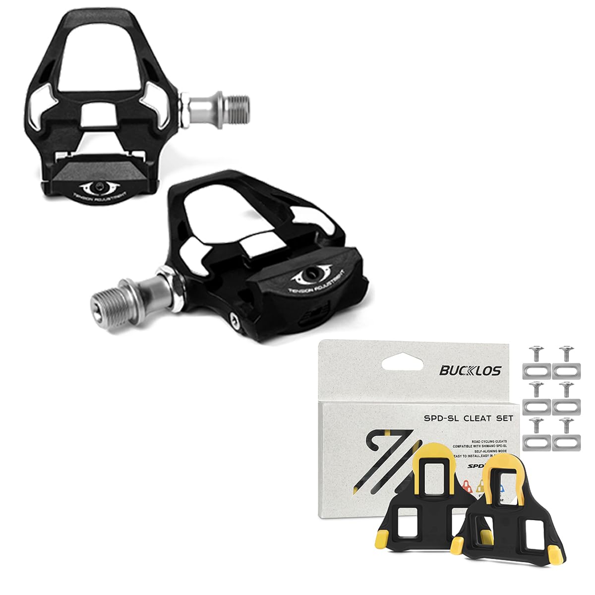Amazon.com : Bucklos PD-R8000 SPD SL Pedals for Road Bike